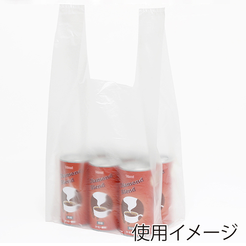 商品のお持ち帰りに！半透明のレジ袋