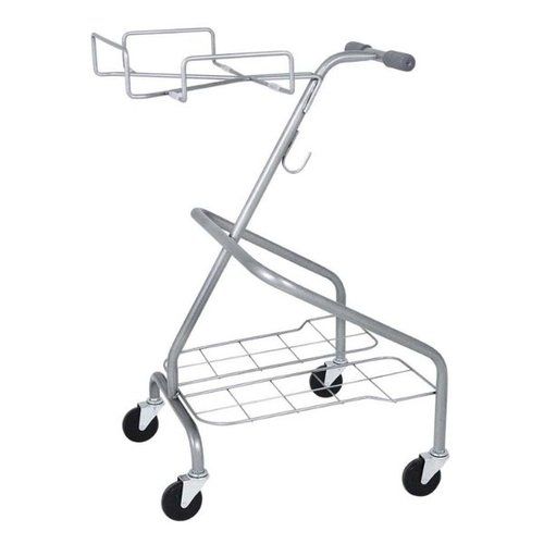 【介護/医療】配膳カート バイキングカート(φ75キャスター仕様)C-75 シルバー画像