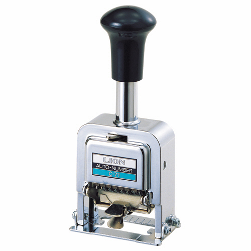 ﾅﾝﾊﾞﾘﾝｸﾞ C型 6桁9様式 E字体 1台