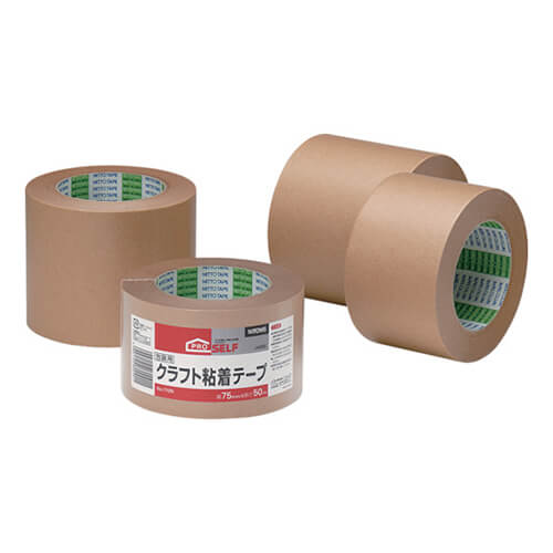 ニトムズ クラフト粘着テープNo.712 75mm×50m J4090画像
