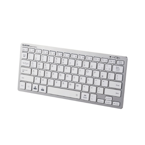 ＢＴミニキーボード　パンタグラフ式　軽量　銀画像