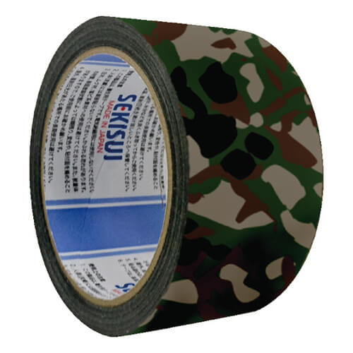 ラミネート加工された紙にもしっかり貼り付く養生テープ