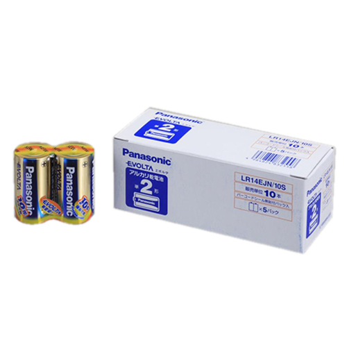 ｱﾙｶﾘ乾電池 ｴﾎﾞﾙﾀ 単2形 1箱(10本)画像