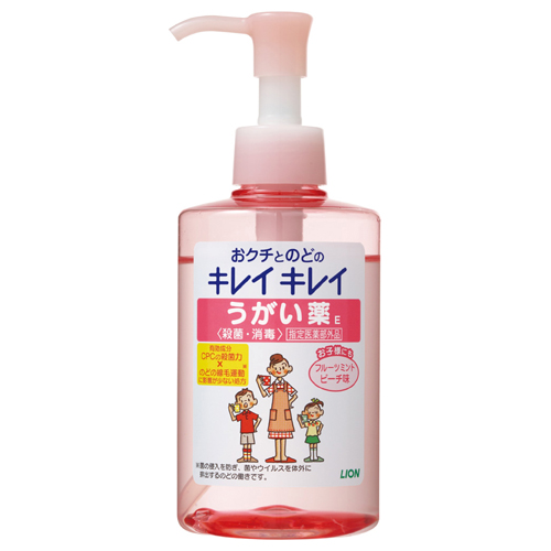 ｷﾚｲｷﾚｲ うがい薬 ﾌﾙｰﾂﾐﾝﾄﾋﾟｰﾁ味 200mL 1本画像