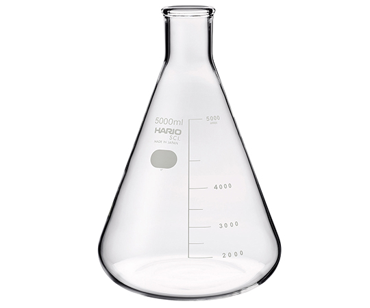 三角フラスコ（目安目盛付き）　5000mL画像