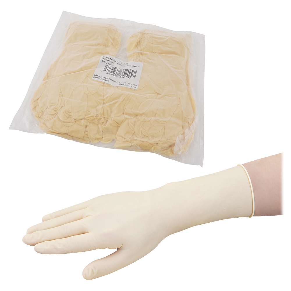 クラス10ラテックス手袋　M　1000枚入画像