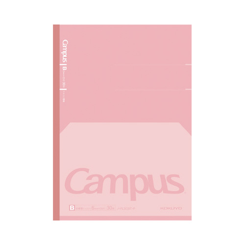 フラットが気持ちいいノート　ドット罫線Ｂ罫　ピンク画像