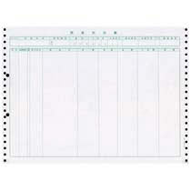 得意先台帳(明細転記)(連帳､入数個数無上代有)横380x縦280mm1箱(1000ｾｯﾄ)画像