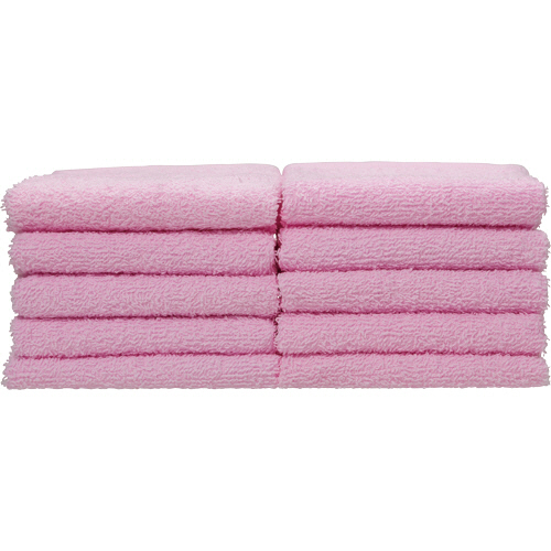 おしぼりﾀｵﾙ ﾋﾟﾝｸ 110匁 1ﾊﾟｯｸ(10枚)画像