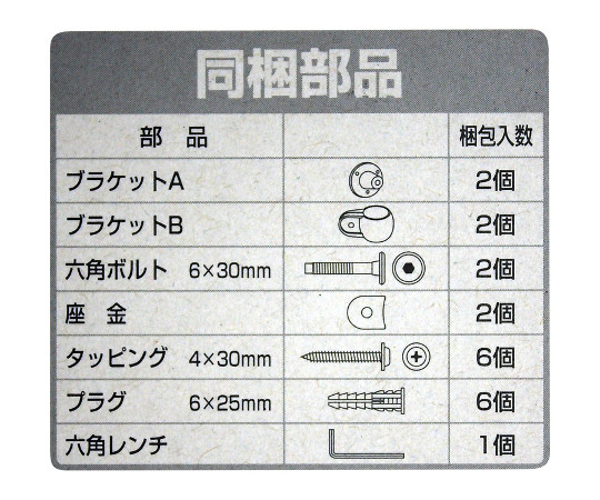 ぬくもり手すり　300mm　クリア 透明で光沢のある手すりが壁に取り付けられた様子
