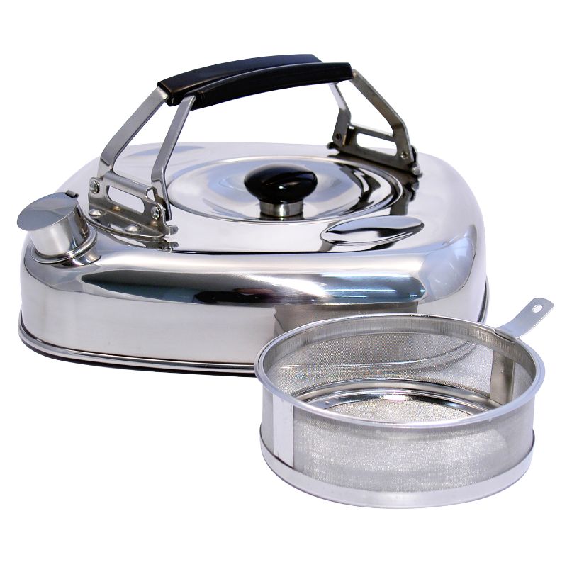 調理器具 18-8キューブケトル(ストレーナー付) 1.6L KS-2625 杉山金属画像