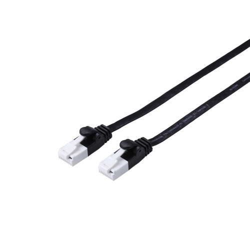 ＬＡＮケーブルＣＡＴ６Ａ準拠　１０ｍ　フラット　黒