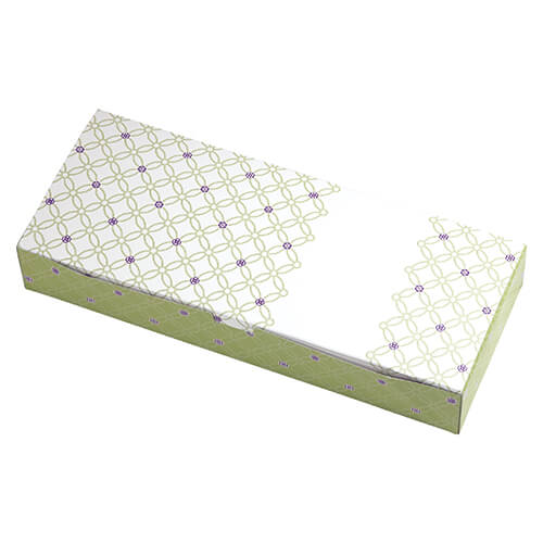 ルミアサービス箱１０個　七宝　つなぎ　もえぎ色画像