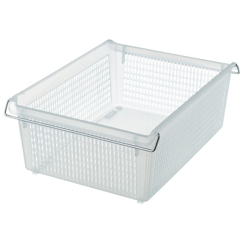 ｽﾀｯｸﾄﾚｰﾒﾀﾙﾊﾝﾄﾞﾙ付 深型小 ﾎﾜｲﾄ 1個画像