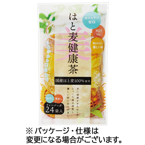 はと麦健康茶 ﾃｨｰﾊﾞｯｸﾞ 1ｾｯﾄ(72ﾊﾞｯｸﾞ:24ﾊﾞｯｸﾞ×3ﾊﾟｯｸ)画像