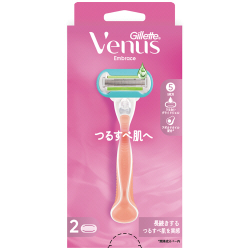 ｳﾞｨｰﾅｽ つるすべ肌 ﾎﾙﾀﾞｰ+替刃2個付 1ﾊﾟｯｸ