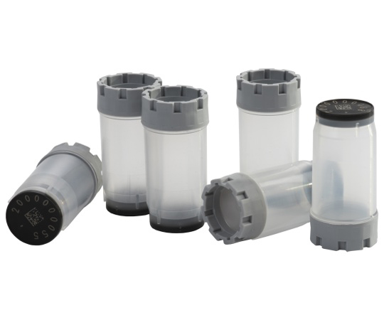 2Dバーコード付クライオチューブ External thread 3.5mL ラック入 プレキャップ 1セット（24本×10ラック入）画像