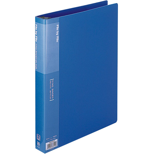 ﾘﾝｸﾞﾊﾞｲﾝﾀﾞｰ B5ﾀﾃ 26穴 45枚収容 背幅32mm ﾌﾞﾙｰ 1冊画像