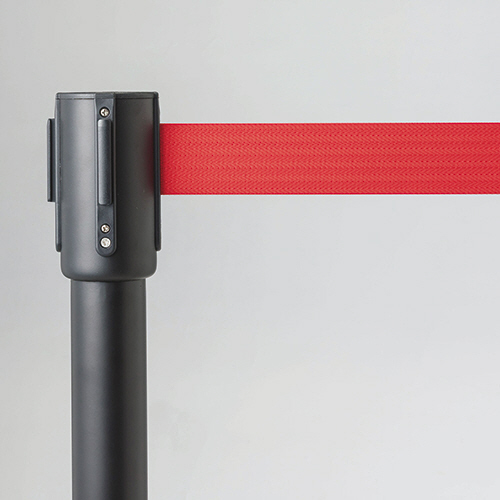 ﾍﾞﾙﾄﾊﾟｰﾃｰｼｮﾝｽﾀﾝﾄﾞSE ﾌﾞﾗｯｸﾀｲﾌﾟ ﾍﾞﾙﾄ:赤 1台画像