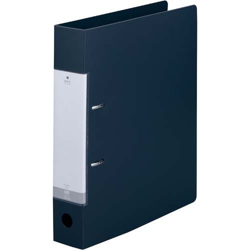 Ｄリング２穴ファイル　黒Ａ４縦背幅５６ｍｍ１０冊画像