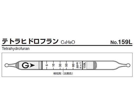ガス検知管　テトラヒドロフラン画像