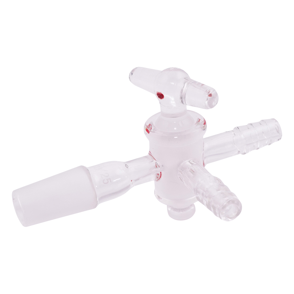 ジョイント付三方コック　ガラスコック　TS15／25画像