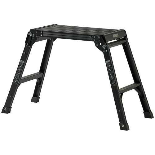 ｱﾙﾐ作業台 2段 ﾌﾞﾗｯｸ 1台画像