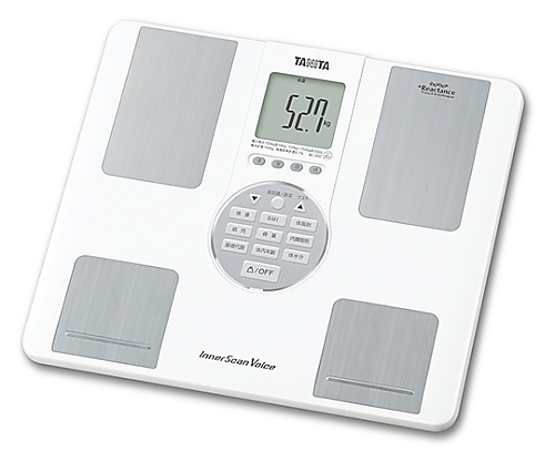 体組成計（音声ガイド付）　インナースキャンVoice　ホワイト画像