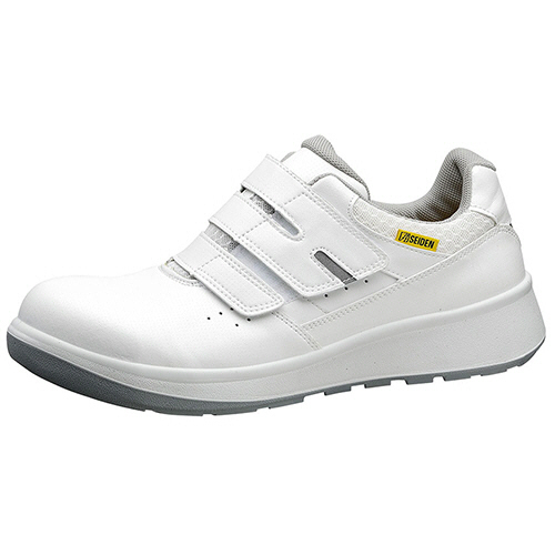 JIS規格 ﾊﾞﾝﾄﾞﾀｲﾌﾟ 安全靴 G4595 静電 ﾎﾜｲﾄ 22.0cm 1足画像