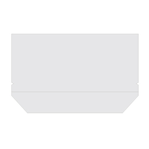 食品袋 OPﾍﾞｰｶﾘｰ袋 亀底ﾉｯﾁ付 24-15 無地 1ｾｯﾄ(1000枚:100枚×10ﾊﾟｯｸ)画像