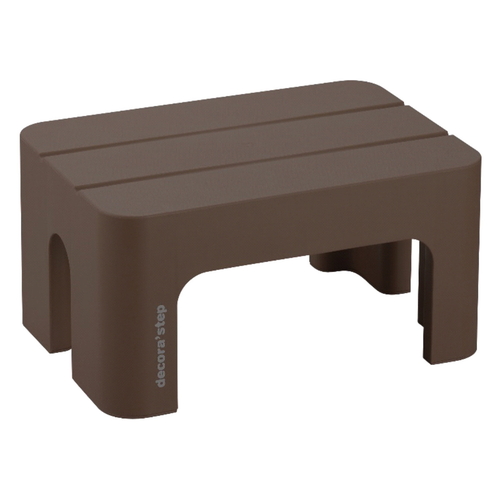 ステップ 台 踏み台 squ＋ デコラステップ S 幅39cm 高さ20cm ブラウン画像
