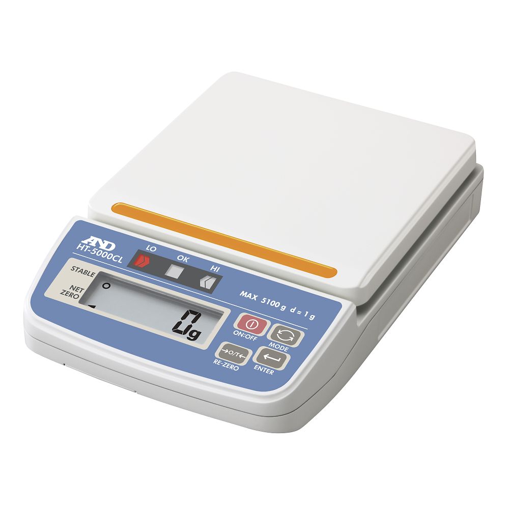 コンパレータライト付きコンパクトスケール　HT-CLシリーズ  ひょう量:5100g 最小表示:1g画像