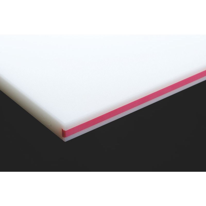 住友 抗菌スーパー耐熱まな板(カラーライン付) SSWKL 桃 住ベテクノプラスチック画像