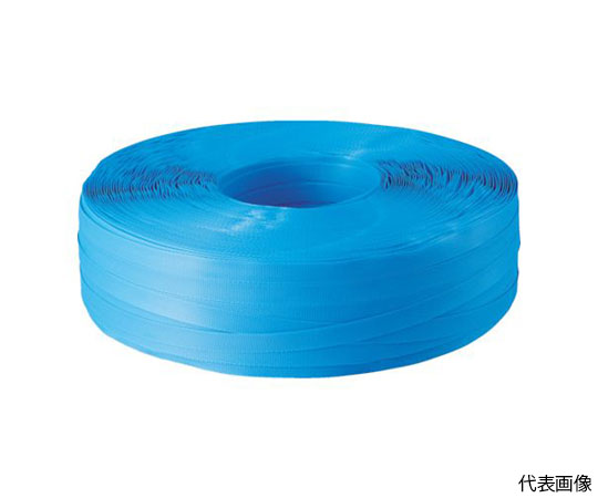 手締用PPバンド15.5mm×1000m巻　青画像