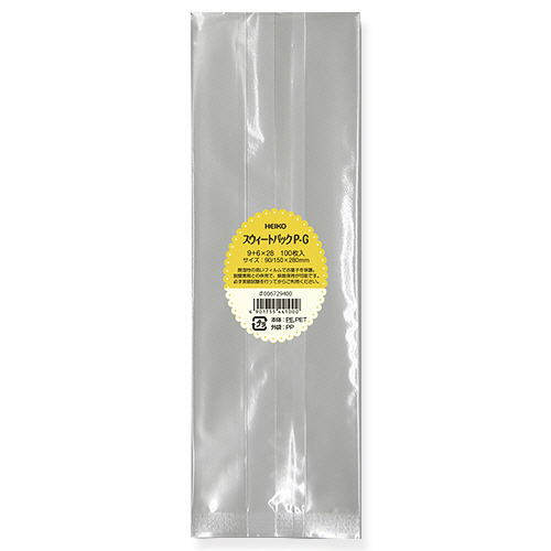ｽｳｨｰﾄﾊﾟｯｸ P-G 9+6×28 1ｾｯﾄ(4000枚:100枚×40ﾊﾟｯｸ)画像