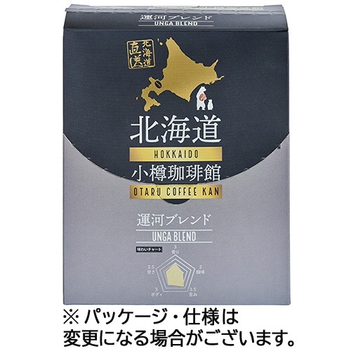 小樽珈琲館 運河ブレンド 1箱(5袋)画像