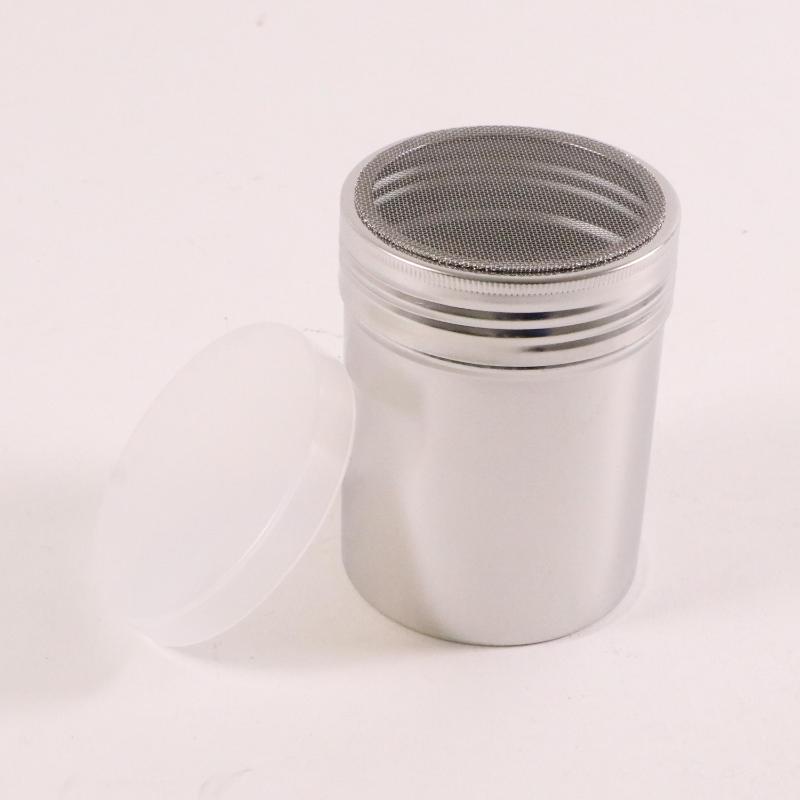 調味料入れ 柏18-8パウダー缶 PP蓋付 大画像