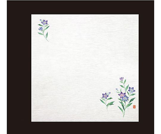 耐油しぼり懐敷 4寸(100枚入) ききょう画像
