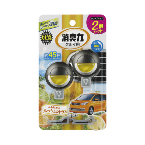 クルマの消臭力　クリップ　シトラス　２個入画像
