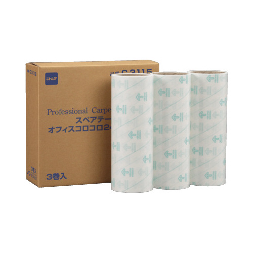 スペアテープオフィスコロコロ２４０　３巻×３