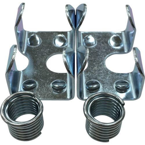 金具 ﾛｰﾌﾟｷｬｯﾁｬｰ鉄 12φ用 1ﾊﾟｯｸ(2組)画像