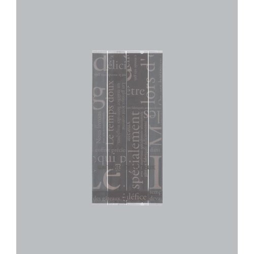合掌袋 合掌ガゼット袋 GT(透明タイプ) No.22洋柄ブラウン 福助工業 [ケース販売]画像