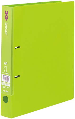 Ｄリングファイル＜Ｋ２＞背幅３９ｍｍ枚黄緑×１０画像