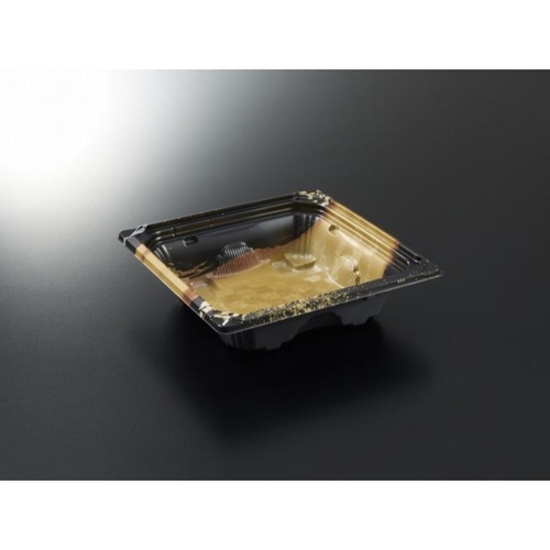 中央化学 どんぶり容器 CT 活膳 15-15 輝味G-BK 本体画像