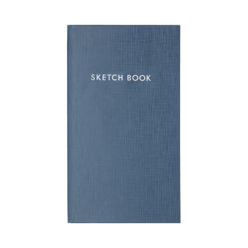 野帳スケッチ３ｍｍ方眼グレイッシュブルー