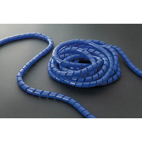 ｽﾊﾟｲﾗﾙﾁｭｰﾌﾞ10m 結束径12.0~35.0 青 1巻画像