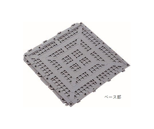 ニューガイドマットV(V-L)誘導用(イエロー) 鮮やかなイエローの誘導用マットが平らに広がっている様子