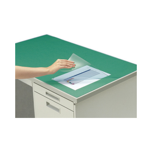 デスクマット軟質塩ビ製下敷付　１０４７×６２２ｍｍ画像