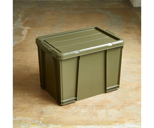 ライトボックス　86L　OD色 厚手の布地で覆われた大きなコンテナ。
