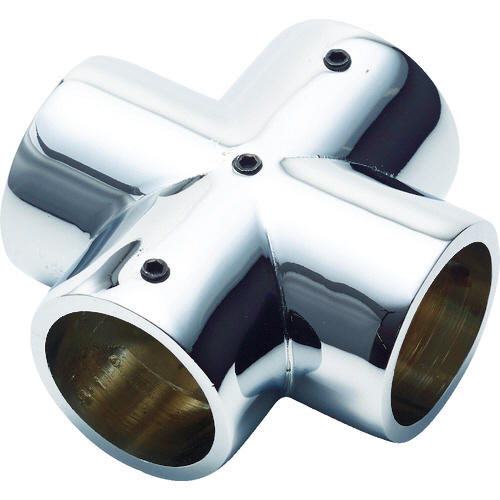 ﾊﾟｲﾌﾟ継手 ｸﾛｽ 25mm(ﾈｼﾞ止め付) 1個画像